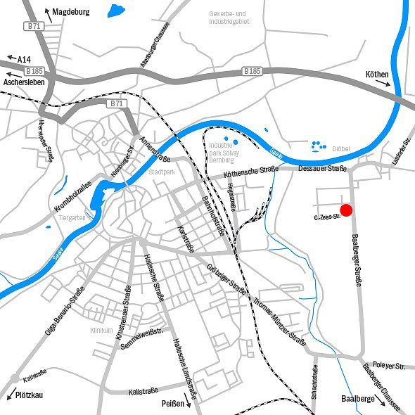 Anfahrt Bernburg