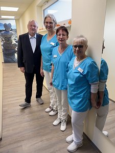Helmut Peter und das Praxisteam