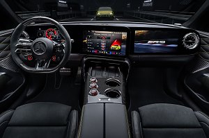 Das Cockpit im neuen Mercedes-AMG GT 4-Türer Coupé.
