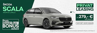 �koda Scala Monte Carlo - Emotional. Sportiv. Authentisch.