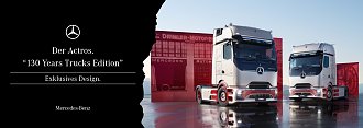 Der Actros "130 Years Trucks Edition".