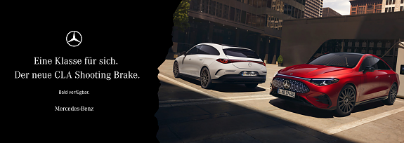 Eine Klasse f&uuml;r sich. Der neue CLA Shooting Brake.