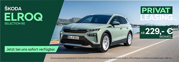 Der neue �koda Elroq ab 229,00 � mtl. leasen.